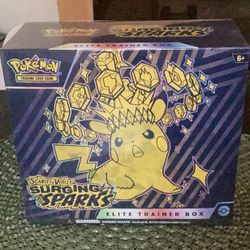 Pokemon Surging Sparks Etb!!