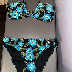 Brand New 2 Piece Tropical Bathing Suit Size 2XL
