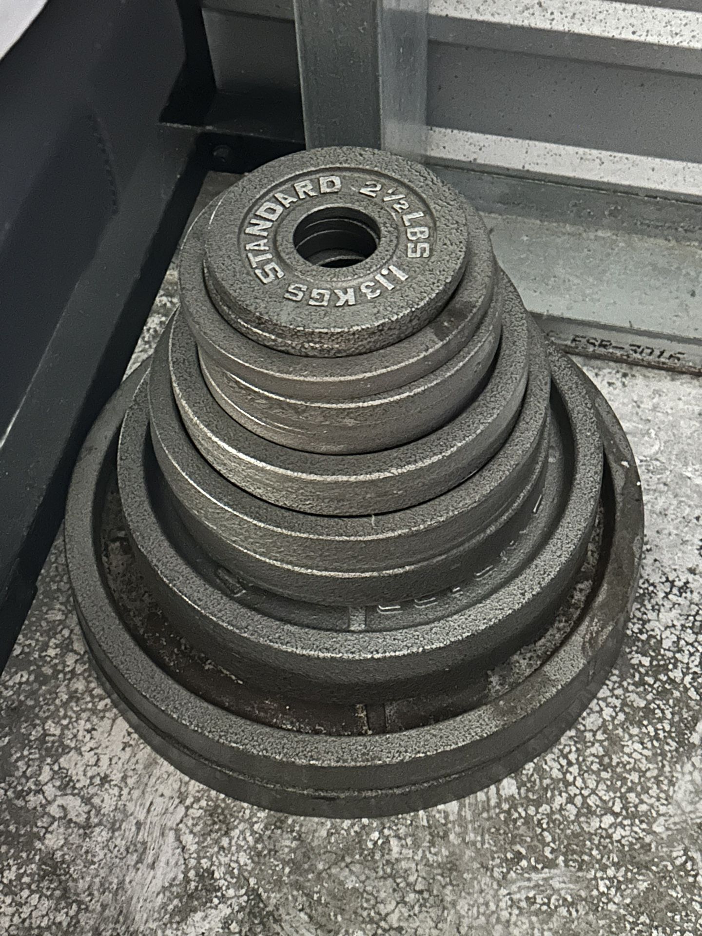 Lifting Weights Metal Full Set