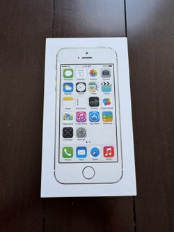 iPhone 5 S White 16 GB Unlocked With New Box. 