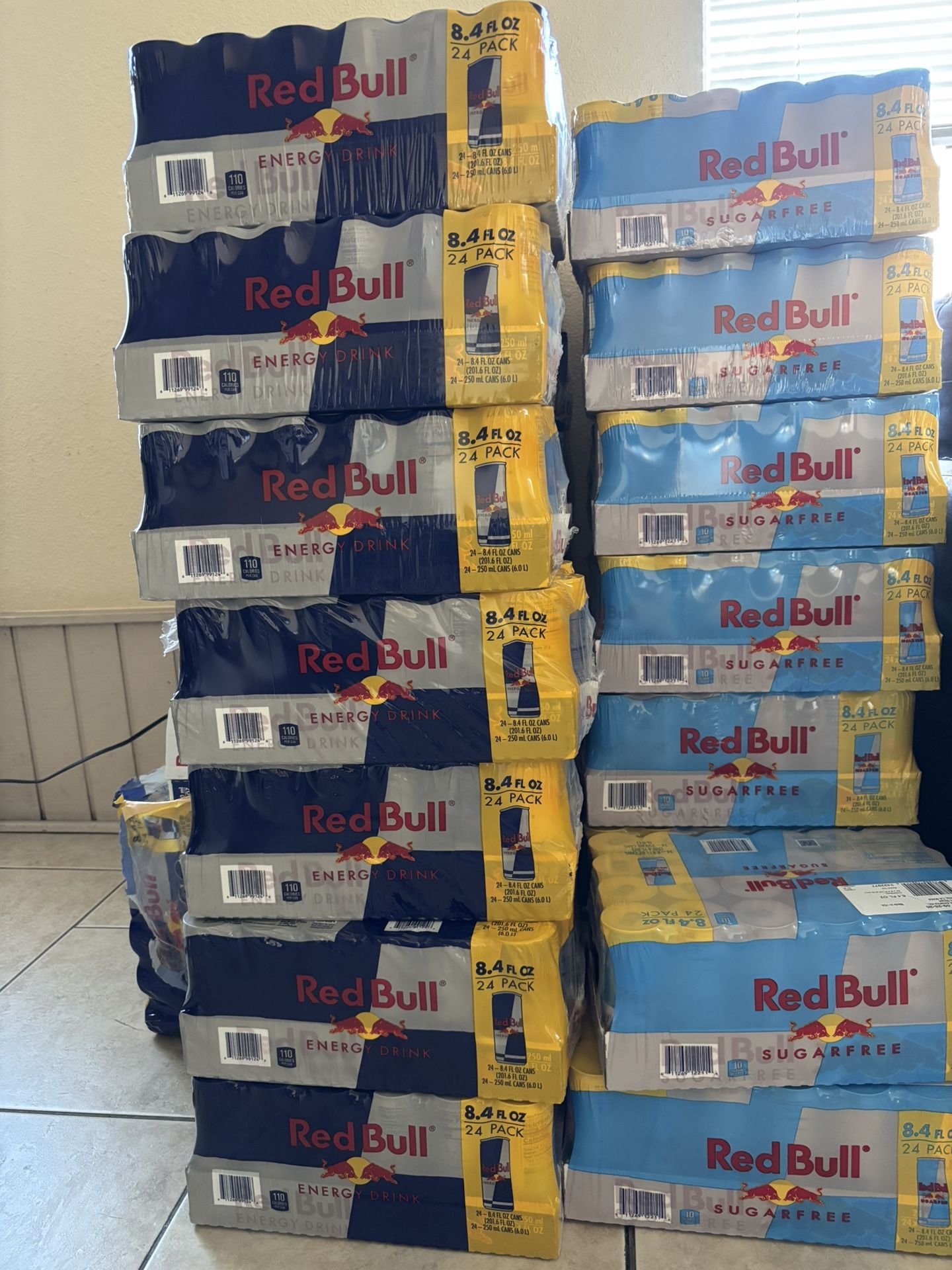 Red Bull energy drink Original , Sugar Free 250ml(8.4oz) 24 packs $$$ 35 each box