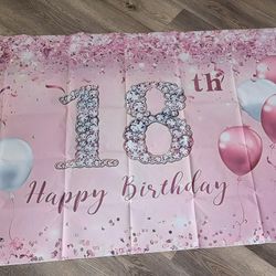 18th birthday Banner
