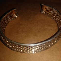 14k Over 925 Silver Bracelet