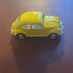 Vintage Yellow Volkswagen 