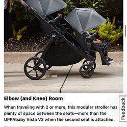Baby Jogger City Select 2 eco Collection Double Stroller 