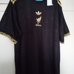 Mexico Gold Black Jersey 