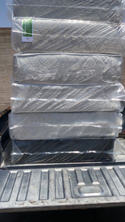New mattresses at a great price—because you deserve a good night's sleep. Twin $100, Full $120, Queen $130.