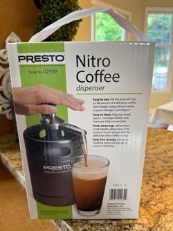 This Presto Cold Brew Nitro Coffee Dispenser-48 ounces - new in the box