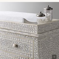 Changing Table Topper From Restoration Hardware 