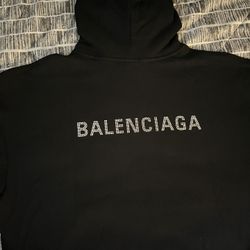 Balenciaga Rhinestone Hoodie
