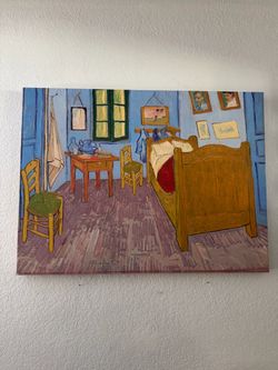 Van Gogh Bedroom Painting 32”x24”