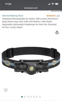 Headlamp Rechargeable for Adults