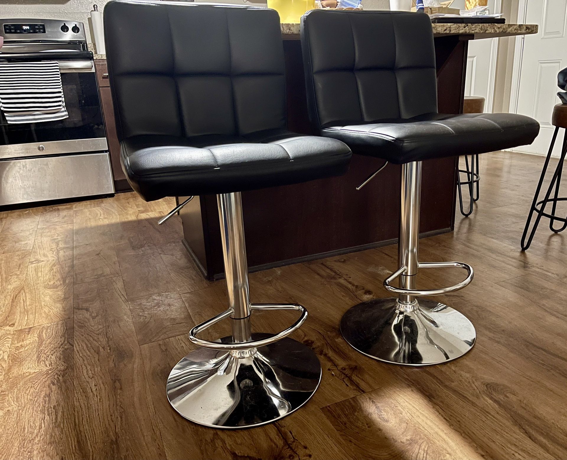 Modern Bar Stools  (pair) 
