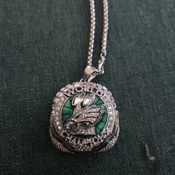 Eagles Pendant & Chain