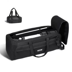 235}Telescope Case, 30.3", Telescope Storage Bag with Fixed Buckles, Multi-Pocket & Detachable Divider, Shock-Absorbent Telescope Travel Carrying Bag 