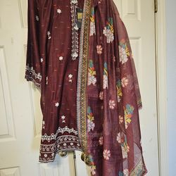 Pakistani Women's Three Piece Suit Brand New