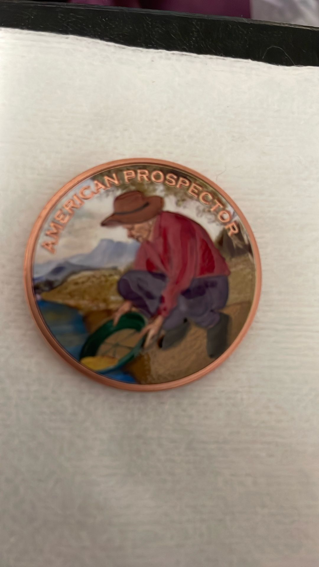 One (1) OZ AMERICAN PROSPECTOR PURE COPPER