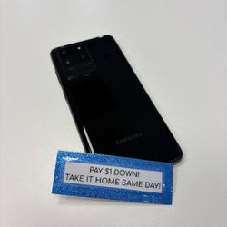 Samsung Galaxy S20 Ultra 5G Unlocked - Pay $1 DOWN AVAILABLE - NO CREDIT NEEDED