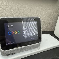 Lenovo Smart Clock With Google Voice Assistant And Smart Google Home Apps
