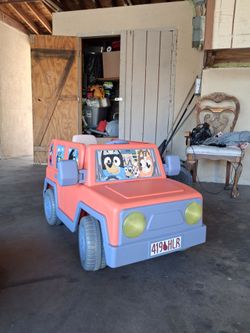 Bluey electric car