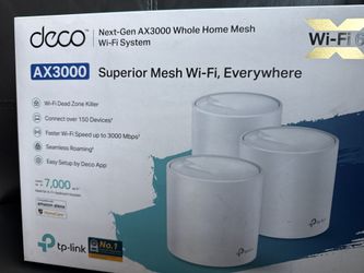 TP-Link Deco X55 AX3000 WiFi 6 Mesh System, Deco X55(3-Pack)