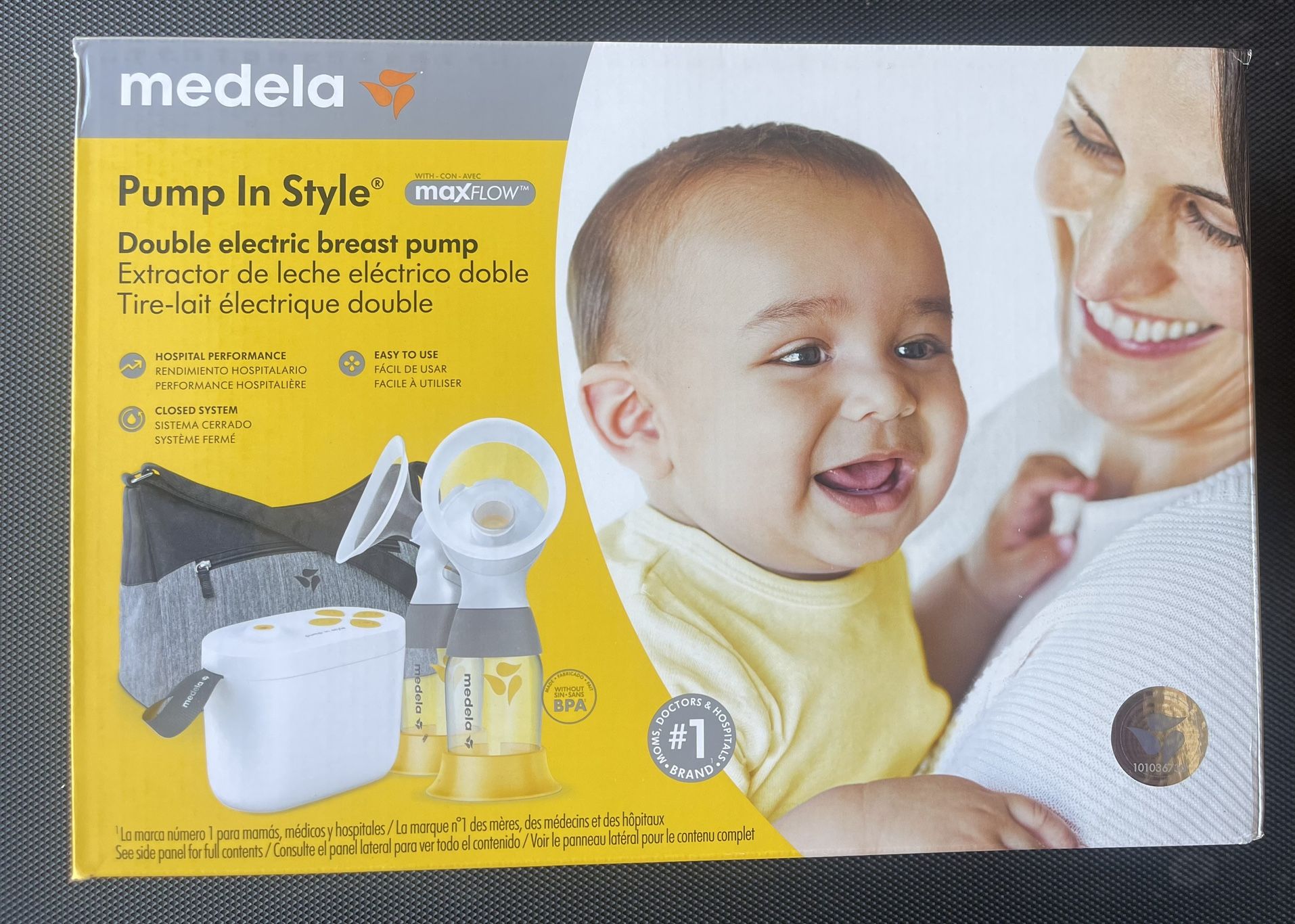 Brand New/sealed In box Medela Pump In Style Max FlowDouble Electric pump 