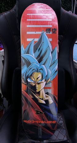 2 Dragon Ball Z Primitive X Super Saiyan Vegeta RARE Skateboard Deck Anime