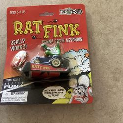 Rat Fink Penny Racer Keychain Ed Roth 2001 
