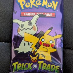 Pokemon Trick Or Trade Cards