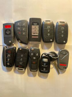 Remote Smart Key, Flip Key, and Transmitter Lot 10 count