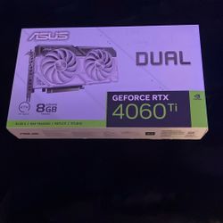 Brand new ASUS DUAL geforce rtx 4060TI