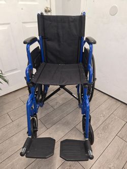 Drive Medical Blue Streak Lightweight Wheelchair, silla de ruedas
