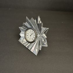 Waterford, Crystal Clock and paperweight