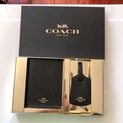 Coach Mens Wallet And Tag