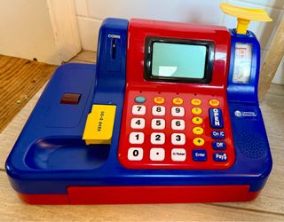 Learning Resources Pretend & Play Teaching Cash Register with all original parts, extra $