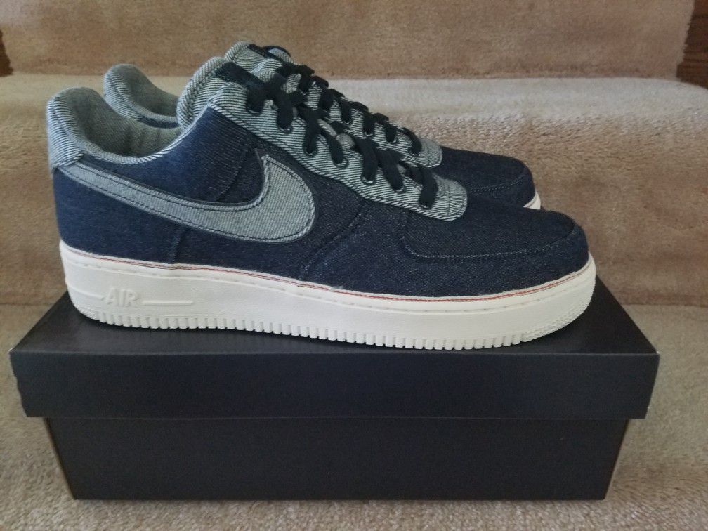 Size Nike Air Force Low 3x1 Denim Raw Indigo