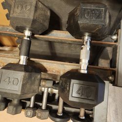 Gym Weights Dumbbells $40 Each