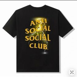 Anti Social Social Club Black Lightning Graphic Tee