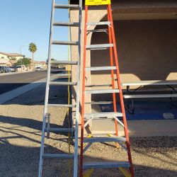 Werner 8ft/12ft×2 extension Ladders 