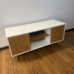 47.25" Oslo TV Stand with Storage Cabinets and Shelves in excellent condition