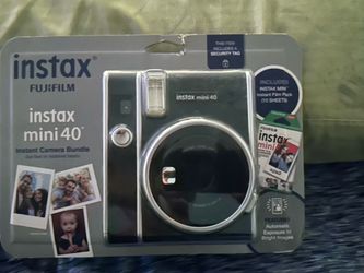 Fujifilm Instax Mini 40 Instant Camera Bundle