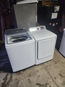 Nice set SAMSUNG Washer and electric dryer Large Capacity