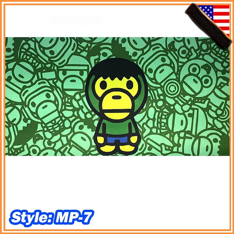 A Bathing ape Bape neon camo razer WGM Large Extended Gaming