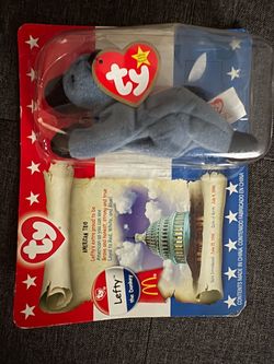 Ty Beanie Baby Lefty the Donkey McDonald's