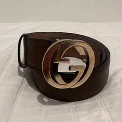 Womens’ Gucci Brown Leather Belt 