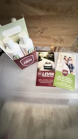 New Levins’s Fabric Protector And Rug  & Fabric Shampoo 