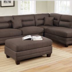 Sectional Sofa + Ottoman