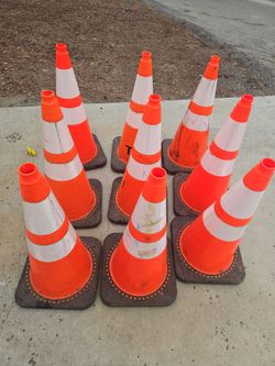 Cones 9 new and 2 old