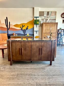 NEW Buffet / Marble Top Sideboard / Tv Stand / Entertainment Center