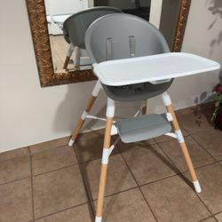 Skip Hop 4 In One High Chair, White 